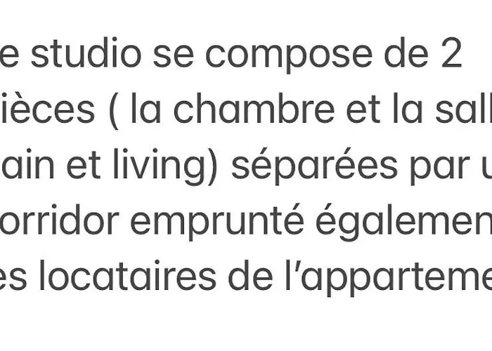 Le Du Palayau アパート *